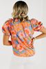 Picture of PLUS SIZE V NECK FLORAL BLOUSE